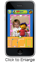 Screenshot - Sid the Science Kid inside an iPhone App